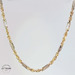  14KT Two Tone Rope Link Chain