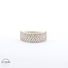 14KT Pave Band Yellow Gold, Size 7.5