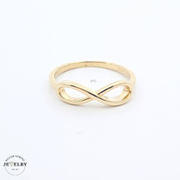 14KT Infinity Fancy Ring Yellow Gold, Size 8.5
