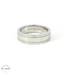  Tiffany & Co. Platinum Essential Band Double Milgrain Ring 14.1 Grams