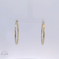 14K Yellow Gold Hoop Earrings