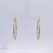 14K Yellow Gold Hoop Earrings