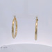  14K Yellow Gold 3 mm Hoop Earrings