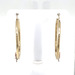  14kt Tri-Color Virgin Mary Hoop Earrings