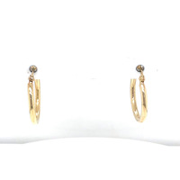  14kt Yellow Gold Classic Huggie Earrings