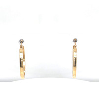  14kt Yellow Gold Hoop Earrings