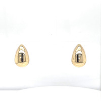 14kt Yellow Gold Tear Drop Stud Earrings