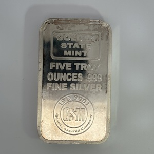 Silver 999.0 5oz Golden State Mint