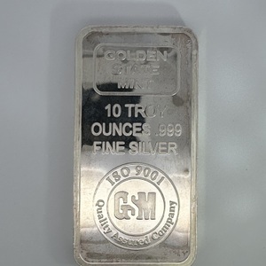 Golden State Mint Fine Silver 10oz 999.0 Bar