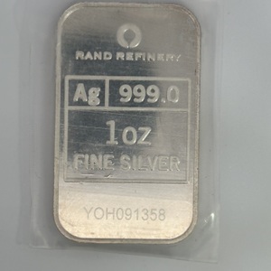 One Troy Ounce Fine Silver 999 Rand Refinery