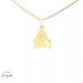 14KT Eeyore Pendant Yellow Gold 10mm (CHAIN IS NOT INCLUDED)
