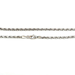  10kt White Gold 3mm Rope Chain 
