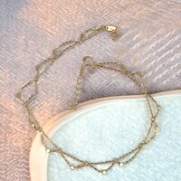 14Kt Cable Link Chandelier Anklet