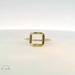  14k Yellow Gold Square Thin Band Ring
