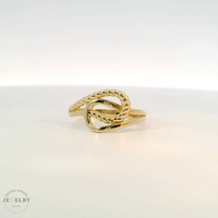  14K Yellow Gold Nautical Knot Ring