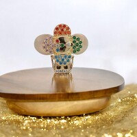 14Kt Fashion Multicolor CZ Ring