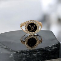 14Kt Fashion Ring w/ CZ