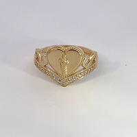  14Kt Yellow Gold Saint Jude Ring 