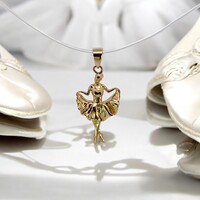  14Kt Ballerina Pendant 