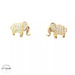 Elephant Studs 14KT Yellow Gold 10mm
