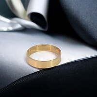  14Kt Flat Profile 5mm Band Ring