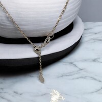 14Kt Adjustable Cable Link Necklace