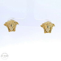  14k Medusa Stud Earrings