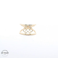14KT Mandala Contemporary Yellow Gold, Size 7