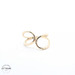 14KT Double Loop Yellow Gold Ring, Size 7