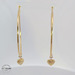 14KT Yellow Gold Dangle Hoops
