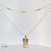 14KT Double Link Heart Necklace
