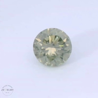  1.26ct Round Cut, Treated Green, Clarity VS2 GIA 5211138440