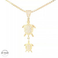 14KT Turtle Pendant Yellow Gold 12mm (CHAIN IS NOT INCLUDED)