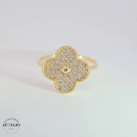 14KT Clover Ring 