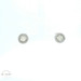  18k Floating Diamond Cluster Earring