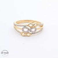 14KT Infinity Fancy Ring Yellow Gold, Size 7.5 