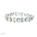 Vintage Jabel 18K White Gold 2.50ct Diamond Bracelet
