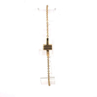Tiffany T Single Chain Bracelet in 18k Yellow Gold