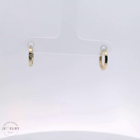 14k Yellow Gold Huggie Earrings