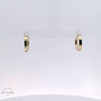 14k Yellow Gold Huggie Earrings