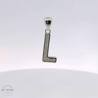 925 Silver 'L' Initial Pendant