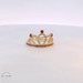 14k Yellow Gold Crown Quinceanera 15 Ring