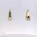 14k Yellow Gold Geometric Hoop Earrings