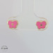 Enamel Butterfly Pink 14KT 7mm