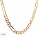  14KT Two Tone Figaro Link Chain 