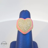 14KT Fancy Heart Ring