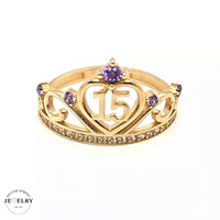 14KT Quinceañera Ring