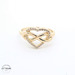 14KT Infinity Heart Yellow Gold, Size 8