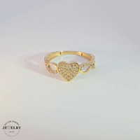 14KT Fancy Heart Ring
