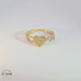 14KT Fancy Heart Ring